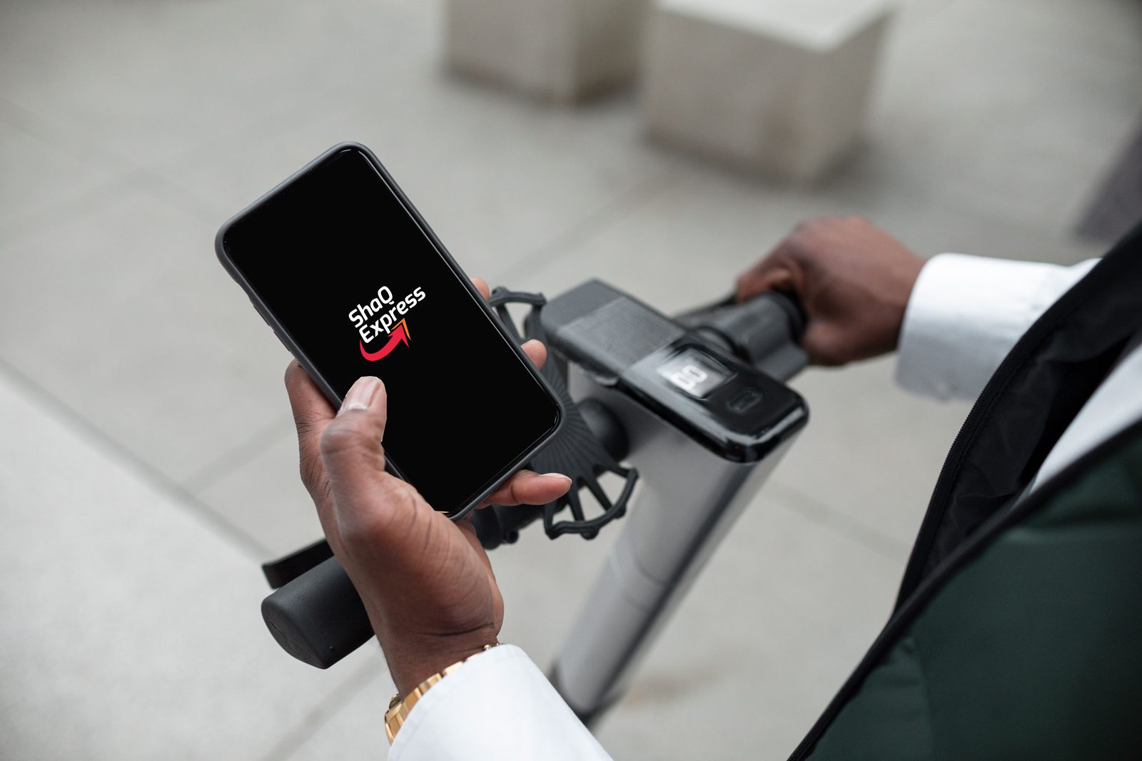 Sign Up on the Rider App - registration step 1
